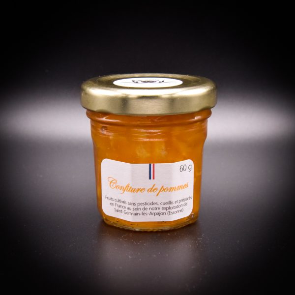 Petit pot de confiture de pommes
