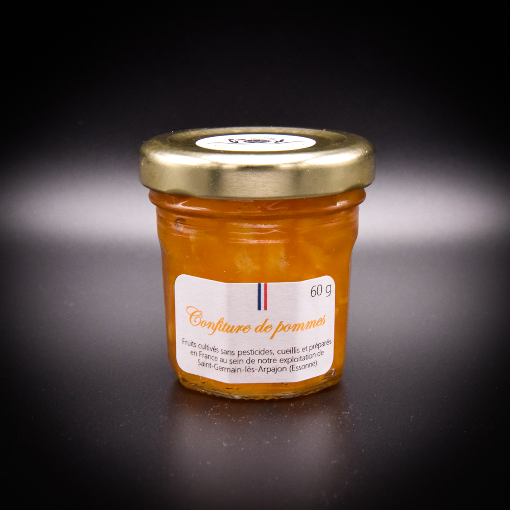 Petit pot de confiture de pommes